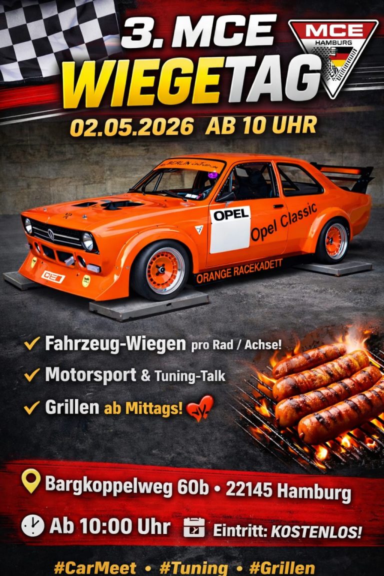 2.5.2026 – Ankündigung: MCE-Wiegetag